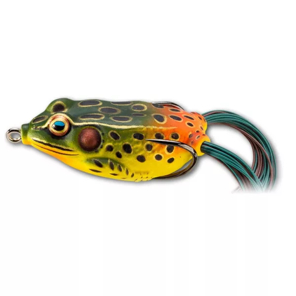 Livetarget Frog Walking Bait Smeraldo-Rosso 6,5cm 21gr Floating Imitazione di rana
