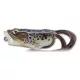 Livetarget Frog Popper Marrone-Nero 6,5cm 14gr Floating Imitazione di rana