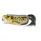 Livetarget Frog Popper Smeraldo-Marrone 6,5cm 14gr Galleggiante Imitazione Rana