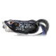 Livetarget Frog Popper Nero-Nero 6,5cm 14gr Floating Imitazione di rana