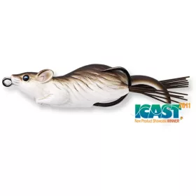   Livetarget Mouse Walking Bait Marrone-Bianco 9cm 28gr Esca artificiale topo