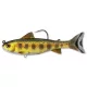 Livetarget Swimbait Trota Oro-Oliva 13,1cm 35gr Esca in plastica
