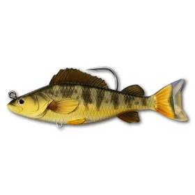   Livetarget Swimbait Perca Gialla Oro-Oliva 11,3cm 21gr Esca in plastica