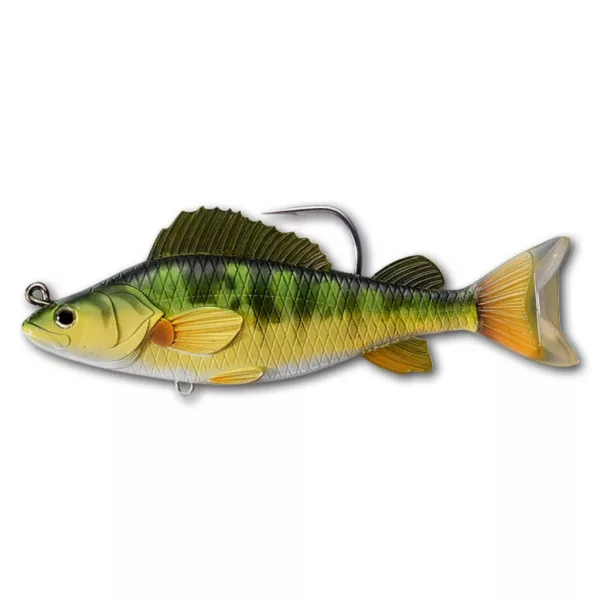 Livetarget Swimbait Perca Gialla Giallo-Verde 11,3cm 21gr Esca in plastica