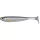 Livetarget Slow-Roll Shiner Paddle Tail Silver-Smoke 12,5cm Esche in Plastica 4pz