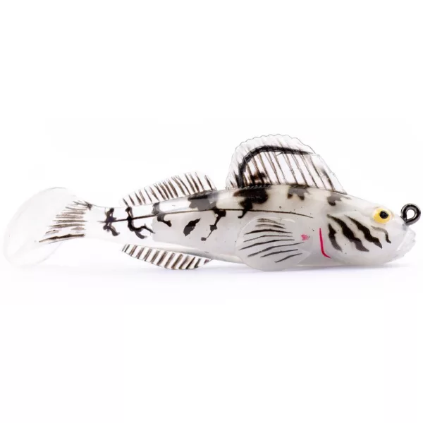 Livetarget Goby Paddletail Rigged White-Albino 7,1cm 10gr Süllyedő Gumihal