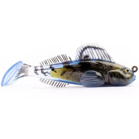   Livetarget Goby Paddletail Rigged Black-Blue 8,4cm 12gr Süllyedő Gumihal