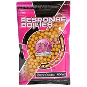   Mainline Shelf Life Boilies Sweetcorn 10 mm 200 g.r - boilie da esca