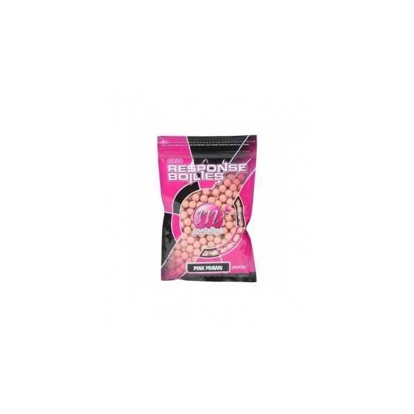 Mainline Shelf Life Boilies Pink Prawn - 10 mm 200 g.r - boilie da esca