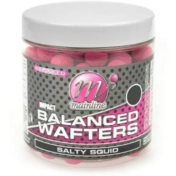 Mainline High Impact Balanced Wafter Salty Squid - 18mm - boilies wafters