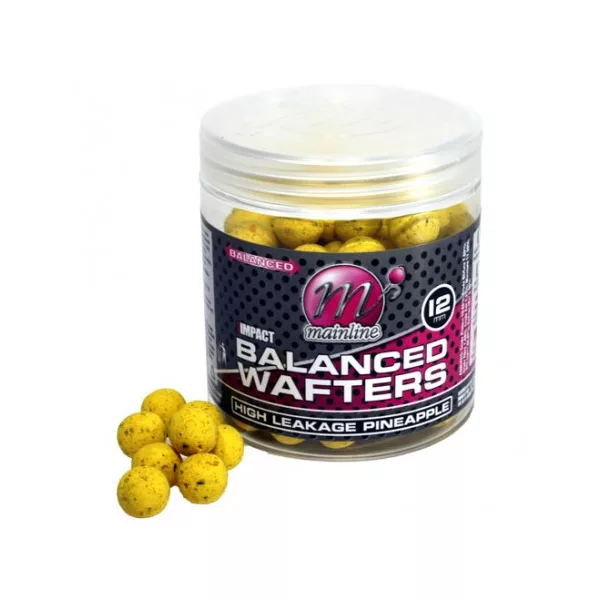 Mainline High Imp. Balanced Wafters H.L. Pineapple - 12mm - boilies wafters