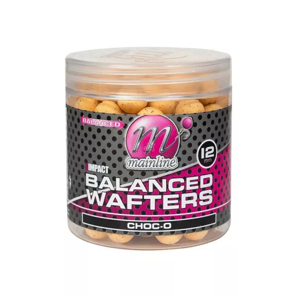 Mainline High Imp. Balanced Wafters Choc-O - 12mm - boilie wafters
