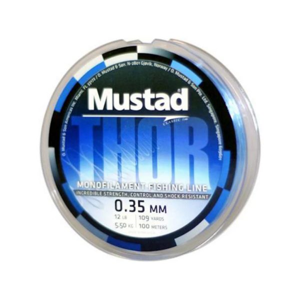 Mustad Thor Super Soft Mono 1.00mm 20m 90lb Monofilo Trasparente per Terminale