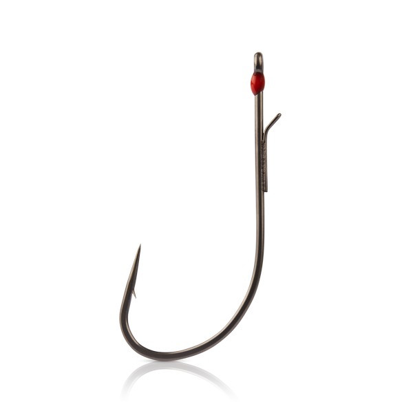 Mustad Alpha-Grip Finesse, 2/0 5pz Amo da lucioperca con occhiello e ardiglione