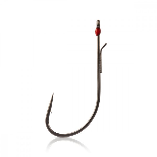 Mustad Alpha-Grip Finesse, 4/0 5pz Amo da lucioperca con occhiello e ardiglione
