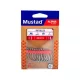 Mustad Ruthless Eyed 3/0 Amo con occhiello e ardiglione 6 pz