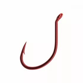 Mustad Red Dropshot Hooks 6 10pz Amo Dropshot