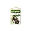 Mustad Ultra NP Single Catfish Black Nickel 8/0 Amo con occhiello e ardiglione 4 pz