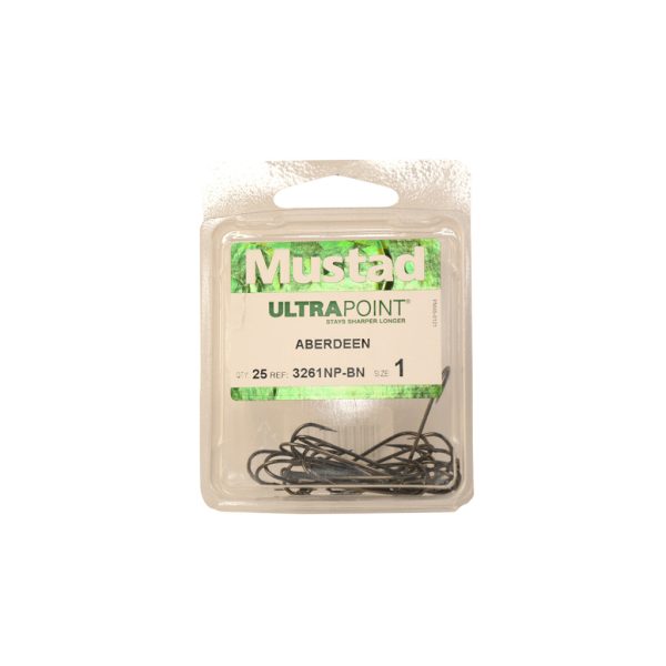 Mustad Aberdeen BN 4 Amo Con Occhiello e Ardiglione 12pz