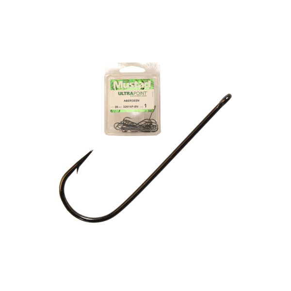 Mustad Aberdeen BR Bronze 4 Amo Con Occhiello e Ardiglione 10pz