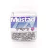 Mustad O'Shaughnessy Stainless Steel 4 Amo Con Occhiello e Ardiglione 25pz
