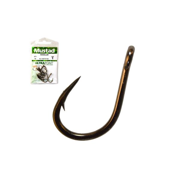 Mustad Hoodlum Live Bait 4 Amo ad occhiello, barbato 10pz