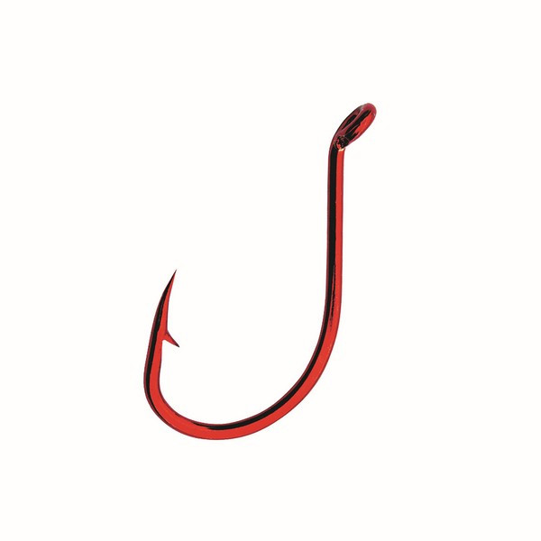 Mustad Beak Big Red 2 10pz Amo da siluro con occhiello e ardiglione