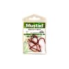 Mustad Beak Big Red 4 Ami ad anello, con ardiglione 12pz