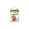 Mustad Red Baitholder 6 Amo con occhiello e ardiglione 14 pz