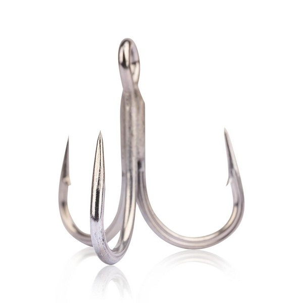 Mustad Un Inline Treble 5X Strong Titan Steel 2 Ancorette 4pz