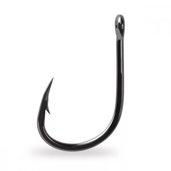 Mustad Iseama Twist Hook 5 10pz Amo da carpa con occhiello e ardiglione