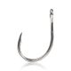 Mustad Kaiju Single Ring Titan Steel 1/0 Amo ad Occhiello con Ardiglione 7pz