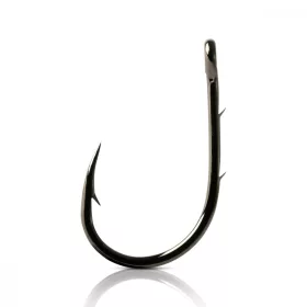   Mustad Eyed Baitholder Hook 8 10 pz Amo da carpa con occhiello e ardiglione