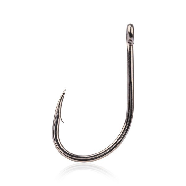 Mustad Big Gun® Titan Steel 7/0 Amo con occhiello, con ardiglione 5pz