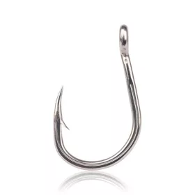   Mustad Un Jigging Hook Titan Steel 2/0 Amo con anello, con ardiglione 5pz