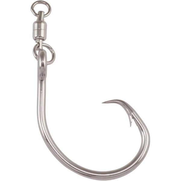 Mustad Demon Perfect Circle Stainless Steel 8/0 Amo da Siluro 2pz