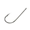 Mustad Long Shank Beak Nickel 4/0 Amo con occhiello e ardiglione 25pz