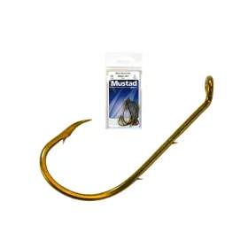   Mustad Beak Bronze 6 Füles, Szakállas Süllőző Horog 10db