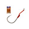 Mustad Hoodlum Speed Single 10/0 Amo con paletta e ardiglione con montatura Assist 2pz