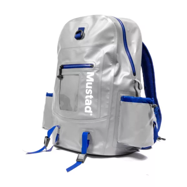 Mustad Daybreak Dry Traditional Back Pack 30l Grigio-Blu Zaino Impermeabile