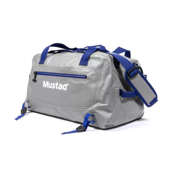 Mustad Daybreak Dry Duffel Bag 50l Grigio-Blu Borsa Impermeabile
