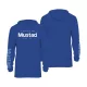 Mustad Blue Brand Longsleeve UV With Hood M Maglietta a maniche lunghe con cappuccio
