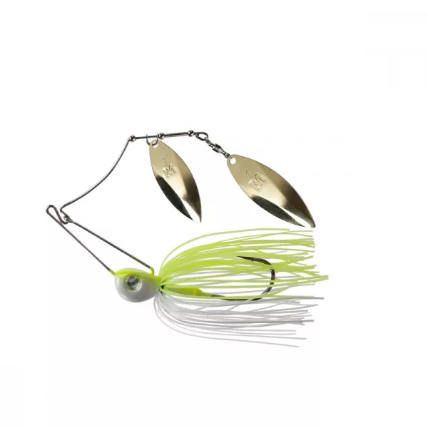 Mustad Arm Lock Chartreuse Bianco 14gr Spinnerbait