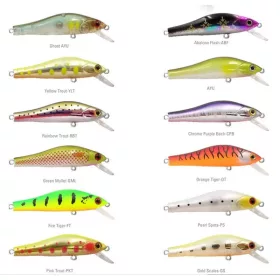   Mustad 55S Scurry Minnow Abalone Flash 5,5cm 7,6gr Wobbler affondante