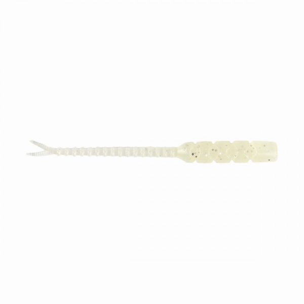 Mustad Aji Hellgramite 5,08cm White Luminous Esca in plastica 12pz