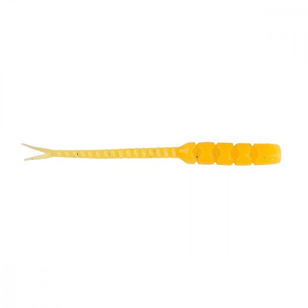 Mustad Aji Hellgramite 5,08cm Orange Luminous Esca in plastica 12pz