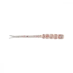   Mustad Aji Hellgramite 5,08cm Uv Clear Red Glitter Esca in plastica 12pz