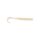 Mustad Aji Curly Tail 6,35cm White Luminous Esca in plastica 12pz
