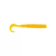Mustad Aji Curly Tail 6,35cm Orange Luminous Esca in plastica 12pz