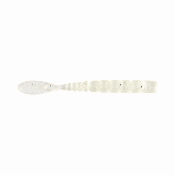 Mustad Aji Fish Tail 5,08cm White Luminous Esca in plastica 12pz